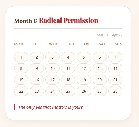 Living Calendar Preview